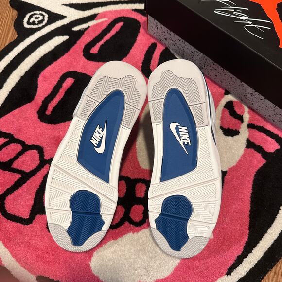 Jordan 4 Retro Military Blue (2024) - Size 11.5 - Brand New - Picture 4 of 7